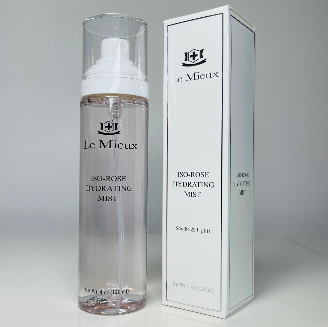 Le Mieux Rose Mineral Spray ISO- Rose Hydrating Mist 4oz - European Beauty by B