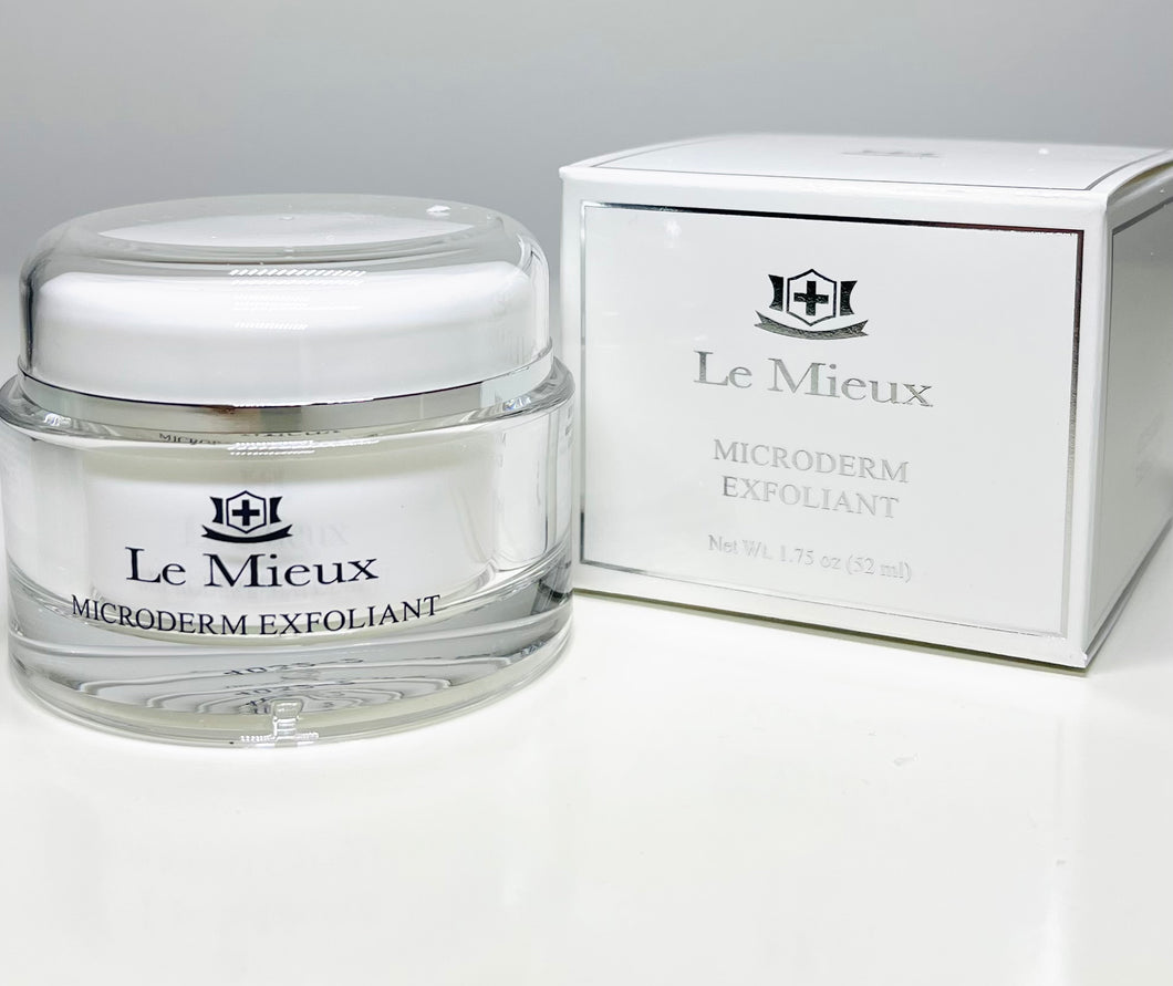 Le Mieux Microderm Exfoliant - Radiance Boosting Microdermabrasion Scrub for Face & Neck 1.75 oz