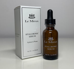 Le Mieux Hydration Holy Grail Hyaluronic Serum 1.0 oz Facial Hydration Complex, Anti Aging Moisture with No Parabens or Sulfates - European Beauty by B