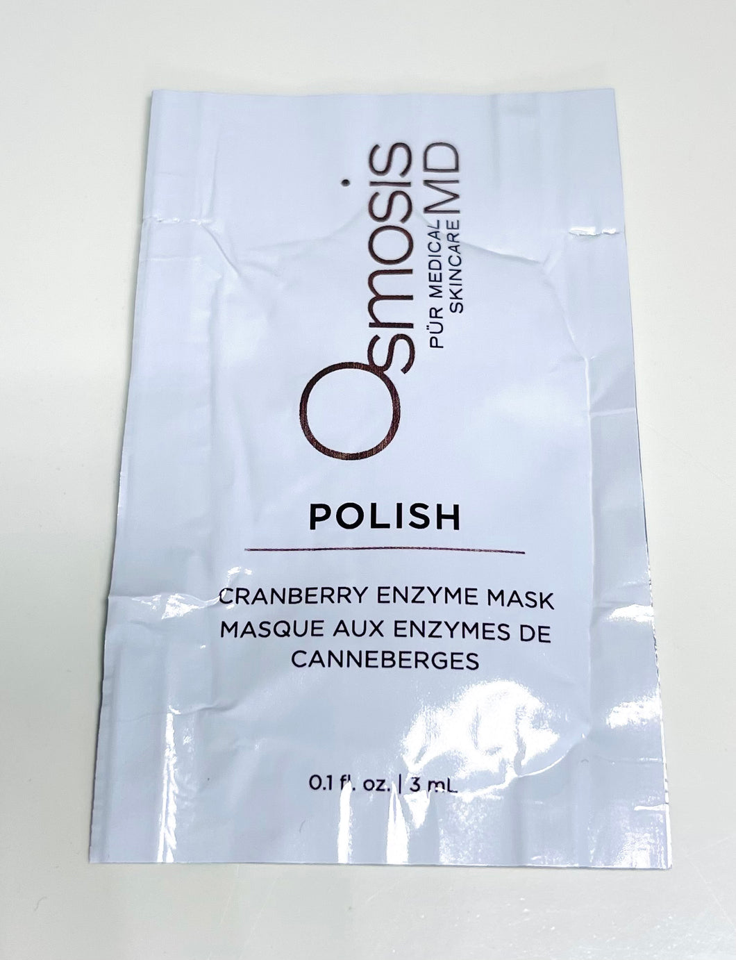 Osmosis MD Polish Cranberry Enzyme Mask 12 SAMPLE PACKETS