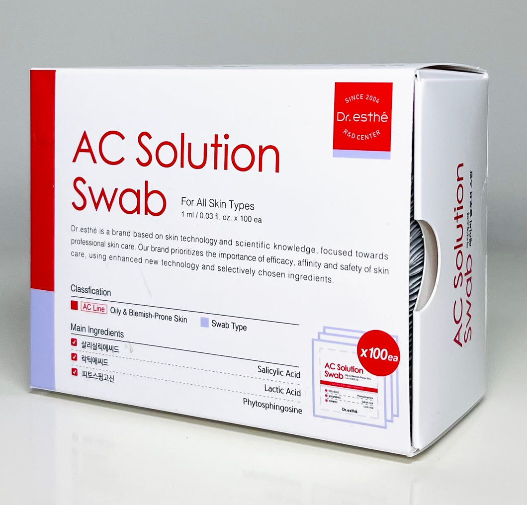 Dr.esthe AC Solution Swab 100 pc