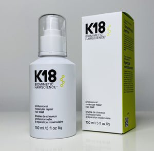 K18 Biomimetic Hairscience Pro Molecular Repair Hair Mist with Repair Mask and Free Scalp Massager - European Beauty by B