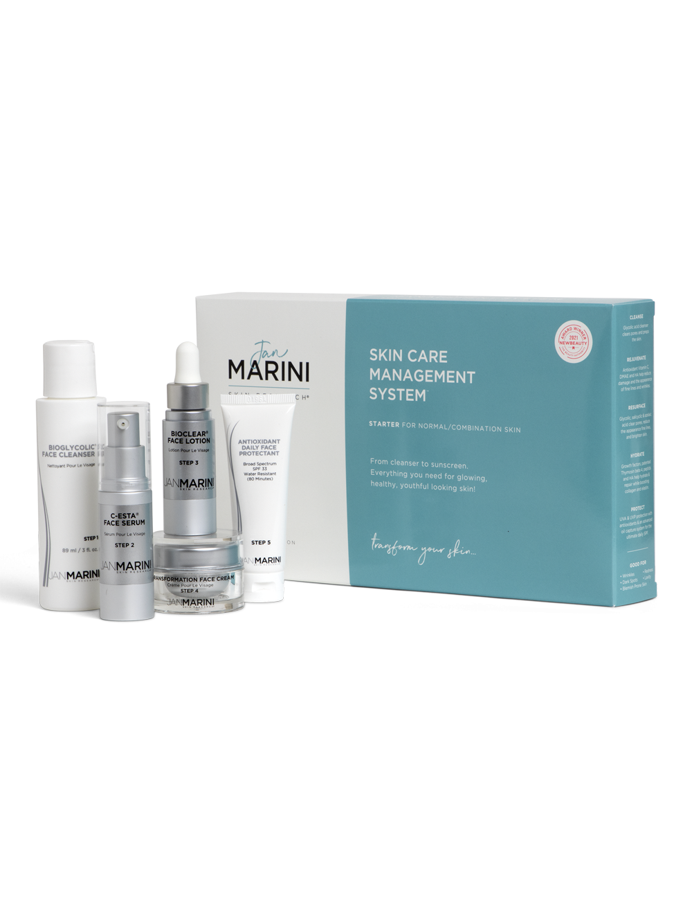 Jan Marini Starter Skin Care Management System for Normal / Combination Skin - European Beauty by B
